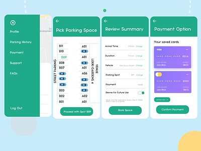 Parking solution app