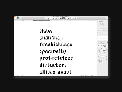 Testing spacing alexjohnlucas coffee design font glyphsapp type type art type challenge type daily typeface typeface design typeface designer typetogether typography