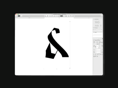 Making of an ampersand alexjohnlucas coffee design font glyphsapp type type art type challenge type daily typeface typeface design typeface designer typetogether typography