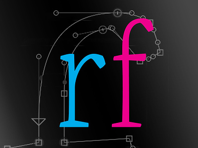 Lowercase r and f alexjohnlucas design font glyphsapp type type art type challenge type daily typeface typeface design typeface designer typetogether typography