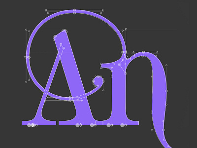 An ligature alexjohnlucas design font glyphsapp illustration type type art type challenge type daily typeface typeface design typeface designer typetogether typography vector