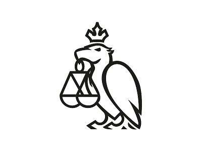 Krzysztof Polak Adwokat Logo animal logo attorney bird branding crown eagle eagle logo justice lawyer lawyer logo logo vector