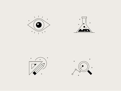 TS process icons design icon illustration minimal vector