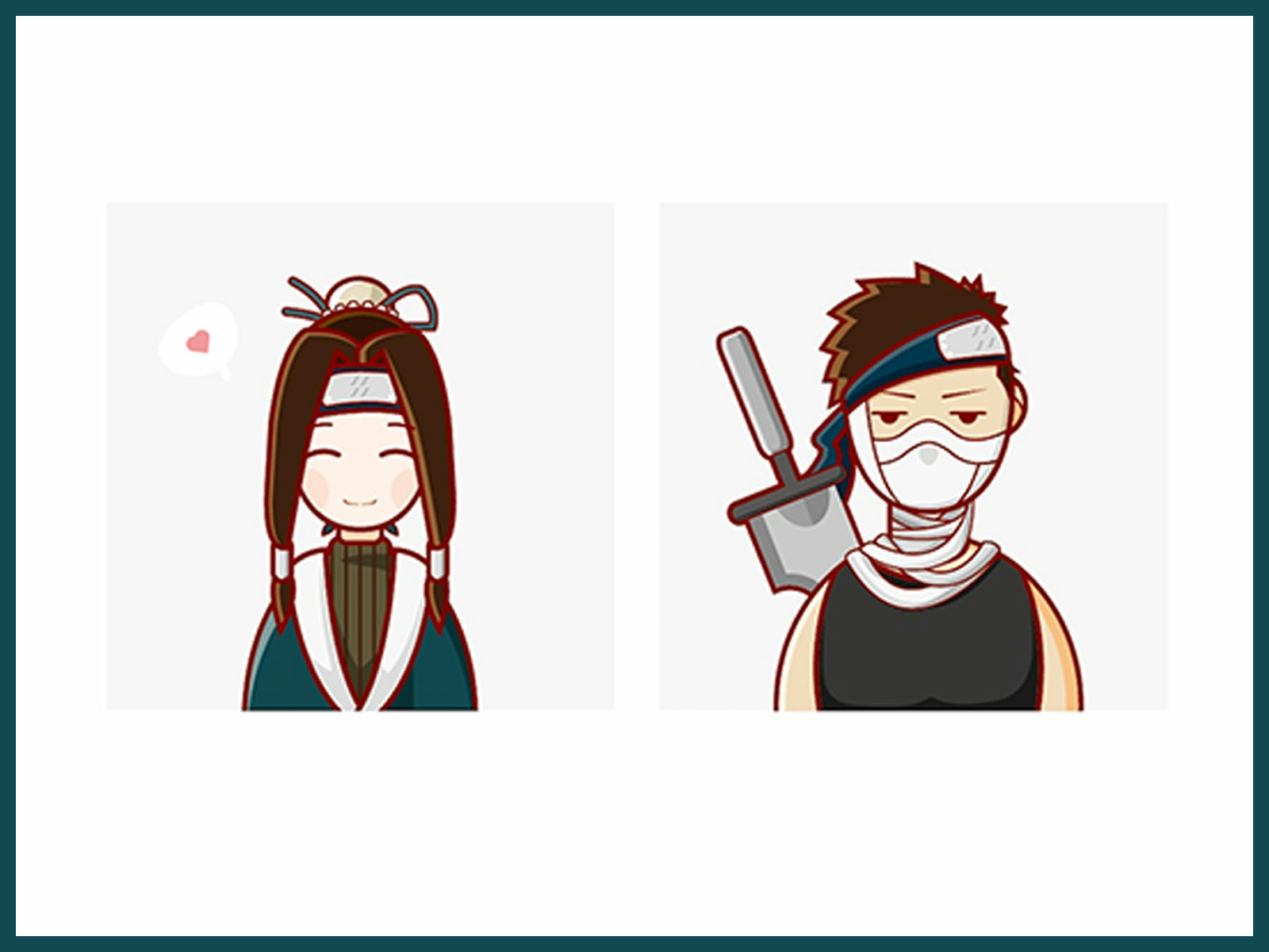 Illustrations Of ハク ザブザ Naruto By Xiaonan For Pxeed On Dribbble