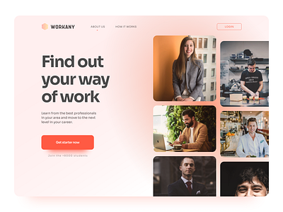 Workany Website - UX/UI design