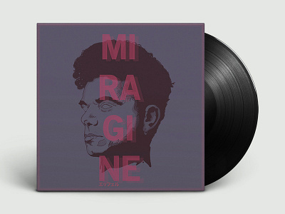 MIRAGINE - EIFFEL cover design design french illustration music music album rock vinyl