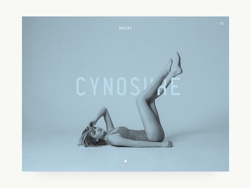 Cynosure animation clean design gif interface komet minimal motion typography ui ux