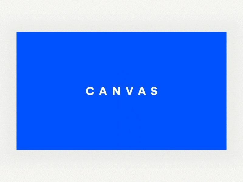 Canvas animation bumper gif ident motion