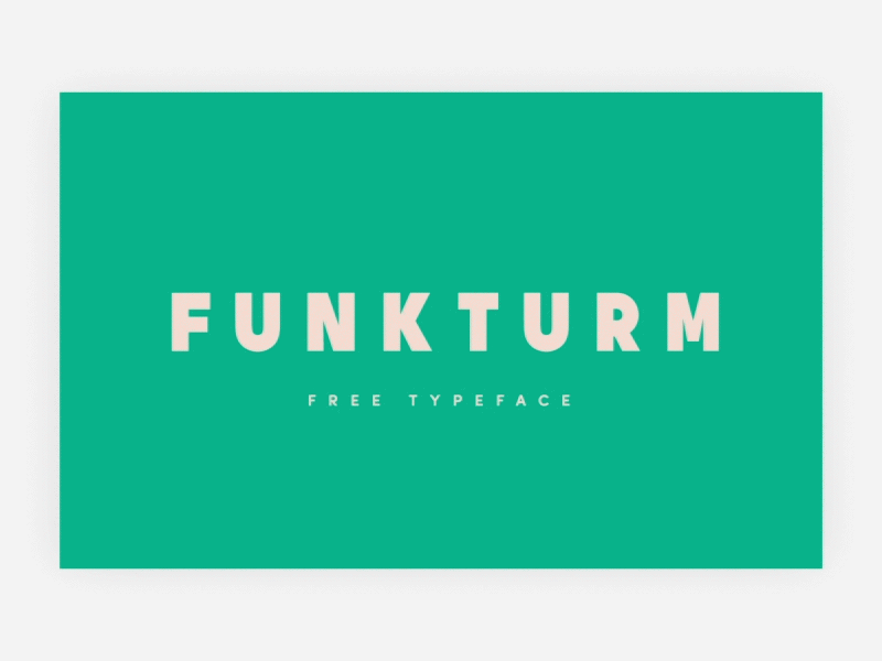 Funkturm - Free font font free type typeface typography