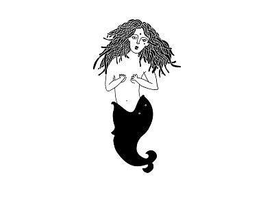 Character - mermaid character character design illustration mermaid portrait
