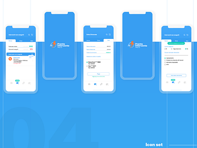 Pronto Intervento Mobile App app branding illustration ui ux