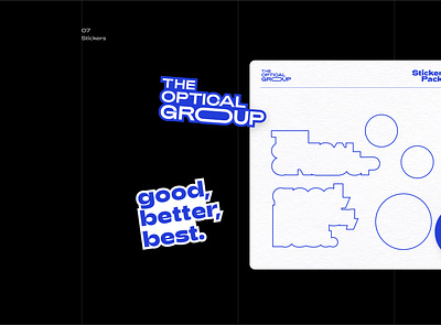 The Optical Group - Behance branding graphic design invitation logo logotype poster typography