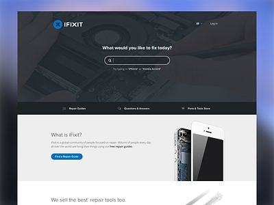iFixit Home v3 (WIP) home homepage redesign
