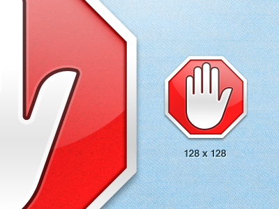 Adblock for Chrome icons