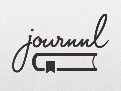 Journnl Logo One-Color cursive identity logo