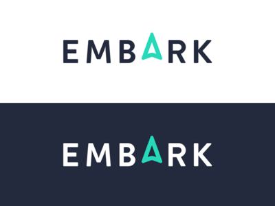 Embark Logo branding embark logo rebrand