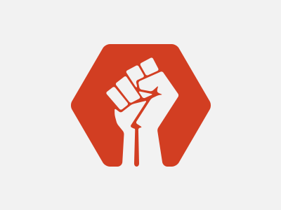 Raised Fist fist logo