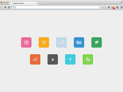 Simple Launch – WIP chrome clean extensions simple