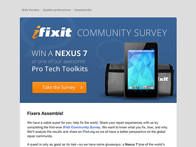 iFixit Email