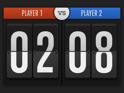 Versus App Screen app flip clock ios