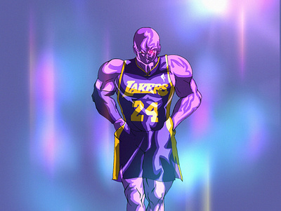 Kobhit art dragonball draw illustration kobe kobebryant lakers procreate