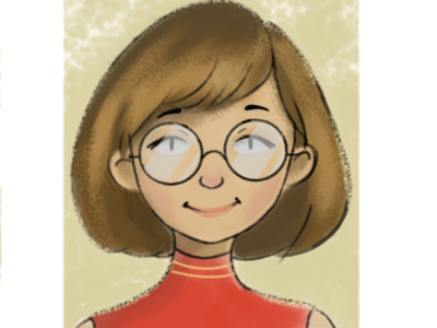 smile : ) design digitalart girl illustration sketch smile spectacles