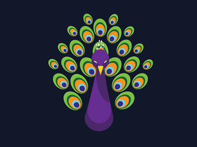 Peacock art design digitalart illustration peacock