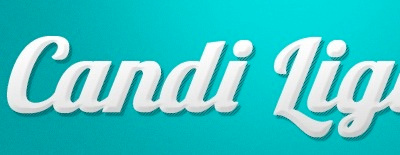 Candi's Temp Website typography