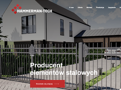 Hammerman-Tech brand design webdesign website website design