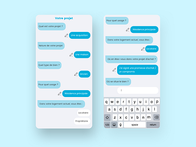 Form - Chatbot bot chat chatbot conversation form interface loan ui uiux ux web