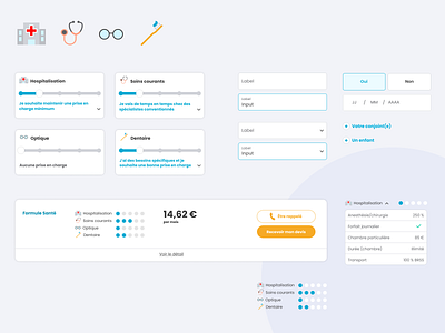 Health - Form UI elements