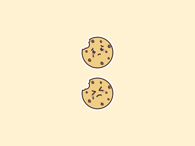 Cookies cookie cookie notification cookies graphic design illustration uidesign vector