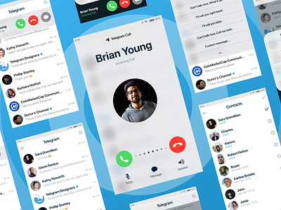 Telegram UI Contest app app design app ui app ux contest message messages messaging messenger telegram ui ux web