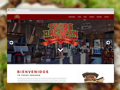 Tacos Uruapan Mexican Restaurant Redesign