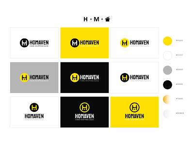 Homaven: Home Shopping Guide - Logo Design brand design design identity logo logotype mark symbol typography visual identity