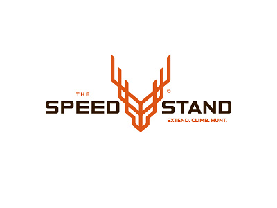 Speed Stand Logo abstract logo animals deer geometric design illustration logo symbol