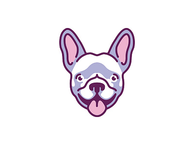 Frenchie Love ayda frenchie bulldog illustration logo mascot puppy symbol veraweigl
