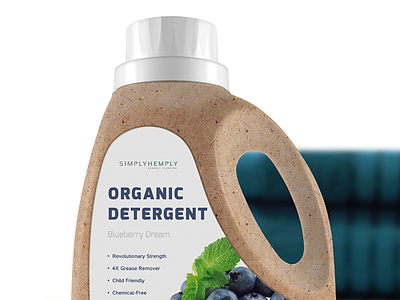 Detergent blueberry clean cleaner clothing detergent fresh fruit laundry natural organic packaging towel
