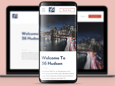 36 Hudson Mobile hotel hotel booking mobile web responsive web design