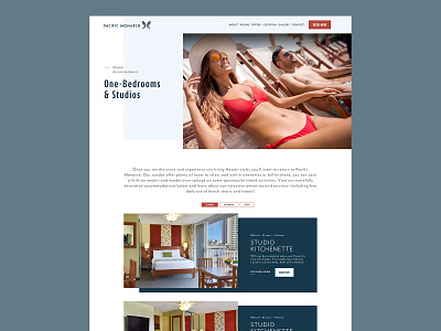 Rooms hotel booking hotel website listing page responsive design rooms web design