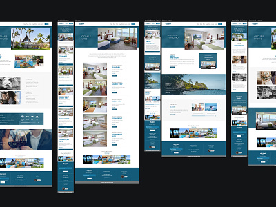 Artboards hotel booking hotel website mobile design mobile ui responsive web design web design