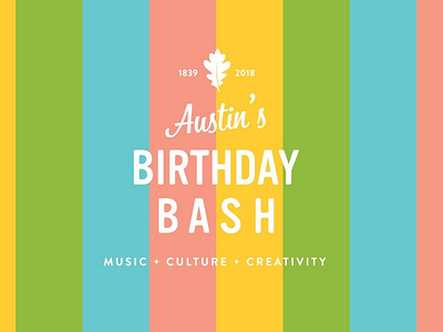 Austin's Birthday Bash Branding