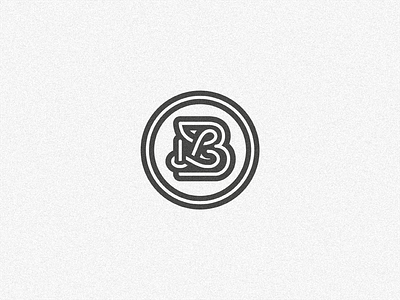 BL / LB Monogram bl branding dizzyline initials lettermark letters monogram name