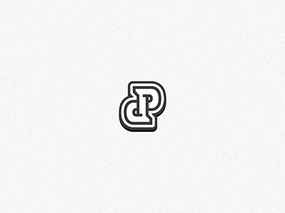 dP Monogram-Ambigram ambigram brand d dizzyline lettermark monogram p