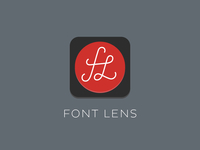 free camera lens glyph font
