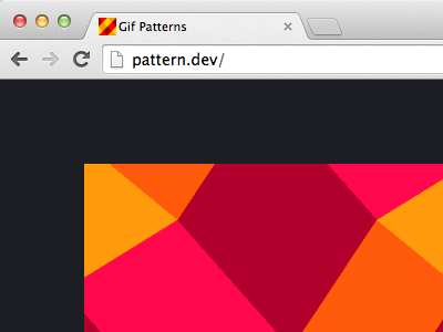 Gif Patterns animation favicon gif pattern