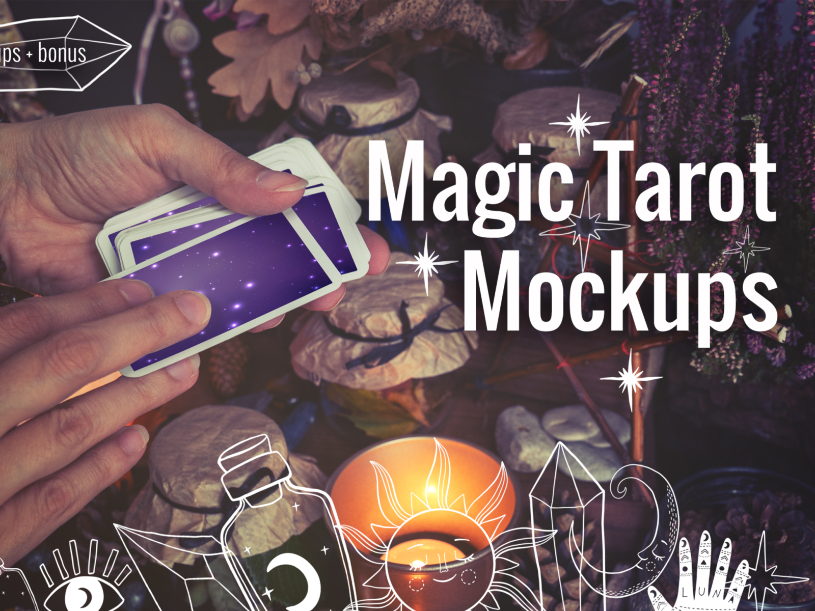 Download Magic Tarot Cards Mockups By Anna Rose On Dribbble PSD Mockup Templates