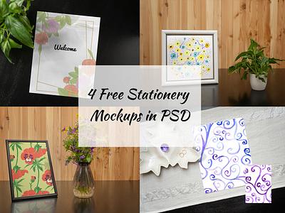 Free Stationery PSD Mockups