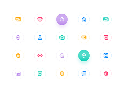Curvy: 20 Essential Icons free download free icon free icon pack free ui kit freebie icon icon set iconography icons illustrator svg svg icons