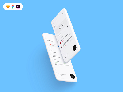 Business to customers UI business clean freebie iphone minimal mockup sell sign up
